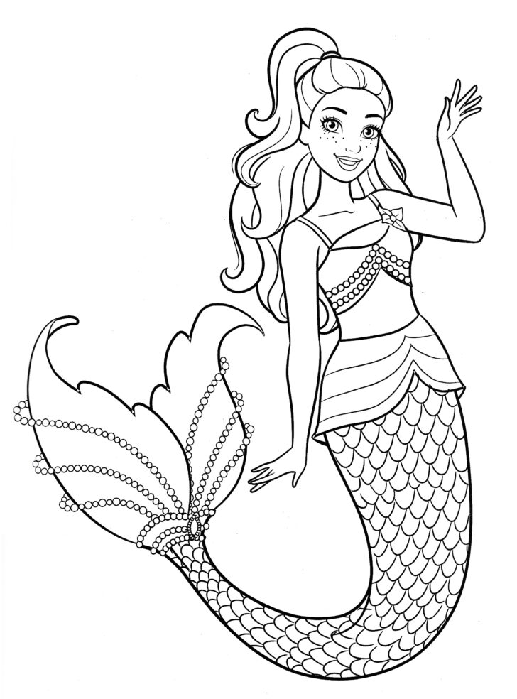 Barbie Coloring Pictures Printable