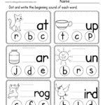 Beginning Sounds Worksheet   Free Printable, Digital, & Pdf In Kindergarten Worksheets Free Printable