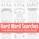 Best Hard Word Search Puzzles To Download & Print For Free In Free Printable Puzzle Cards For Adults