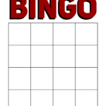 Bingo Template   10 Free Pdf Printables | Printablee Regarding Blank Bingo Cards Printable