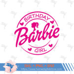 Birthday Girl Barbie Svg, Png, Dxf. Instant Download Files For Cricut  Design Space, Silhouette, Cutting, Printing, Or More Pertaining To Silhouette Free Printable Editable Girls Birthday Gift Tags Svg File