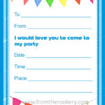 Birthday Invitations   Printable Throughout Birthday Party Printables Inviataions