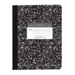 Black Marble Comp 9.75"X7.5" Wm | Composition Notebooks | Roaring With Regard To Printable Lined 9.75x7.5 Paper