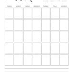 Blank Calendar Templates   29 Cute & Free Printables | Saturdaygift Throughout Printable Calendars By Month