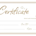 Blank Gift Certificate Free Google Docs Template   Gdoc.io For Free Printable Gift Certificate Forms