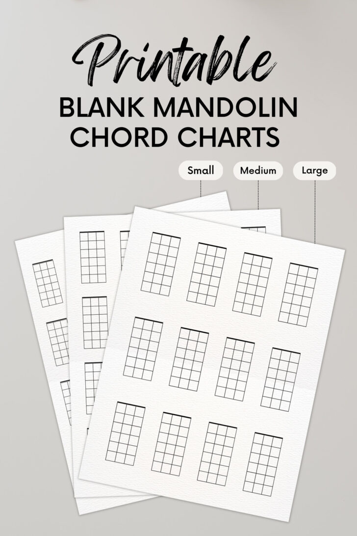 Free Printable Printable Blank Chord Charts