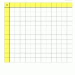 Blank Multiplication Charts Up To 12X12 Regarding Blank Multiplication Chart Printable