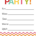 Blank Party Invitation   Mickey Mouse Invitations Templates Regarding Birthday Party Printables Inviataions