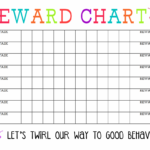 Blank Reward Chart Printable   The Girl Creative Pertaining To Blank Reward Chart Printable