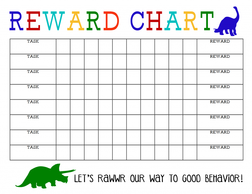 Blank Reward Chart Printable - The Girl Creative throughout Blank Reward Chart Printable