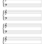 Blank Sheet Music (Free Printable Staff Paper) – Diy Projects Intended For Blank Sheet Music Printable