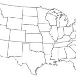 Blank Us Map Clipart   Clipart Suggest For Blank Printable Map Of Usa