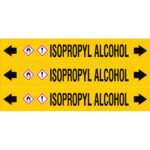 Brady Part: 312900 | Asme   Pipemarkers   Isopropyl Alcohol | Www With Regard To Isopropyl Alcohol Label Printable