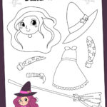 Build A Witch Halloween Craft For Kids With A Year Amns A Day Witch Craft Free Printables