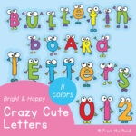 Bulletin Board Letters For The Classroom   Just Print And Display With Regard To Bulletin Board Letters Printable