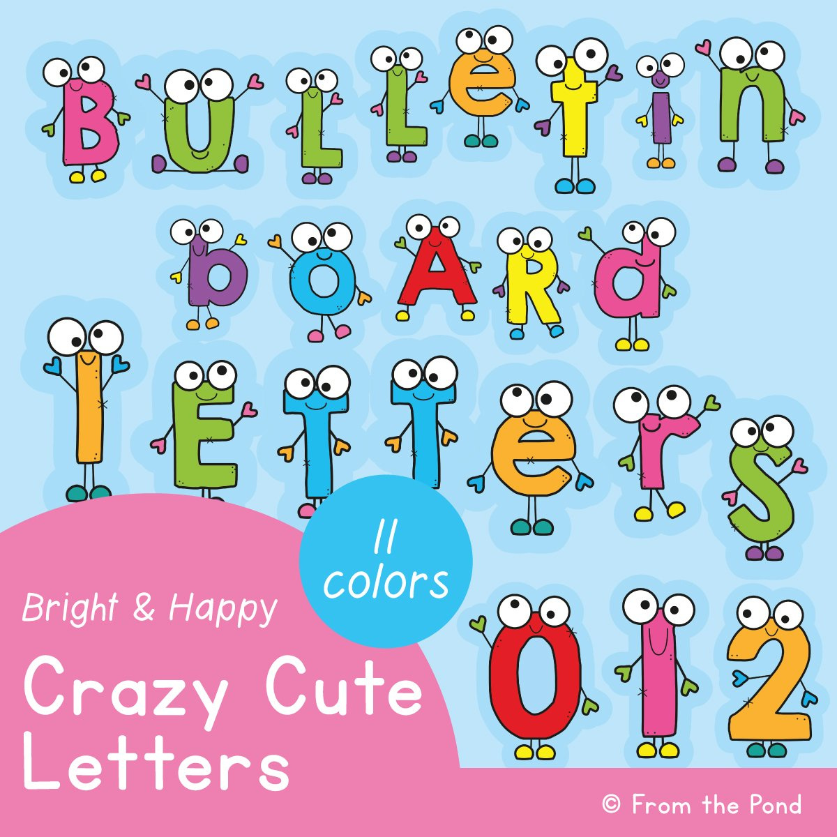 Bulletin Board Letters For The Classroom - Just Print And Display with regard to Bulletin Board Letters Printable