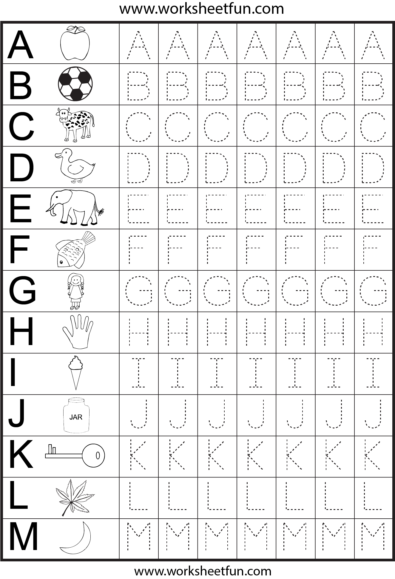 Capital And Small Letter Tracing Worksheet / Free Printable Worksheets throughout Free Printable Abc Worksheets