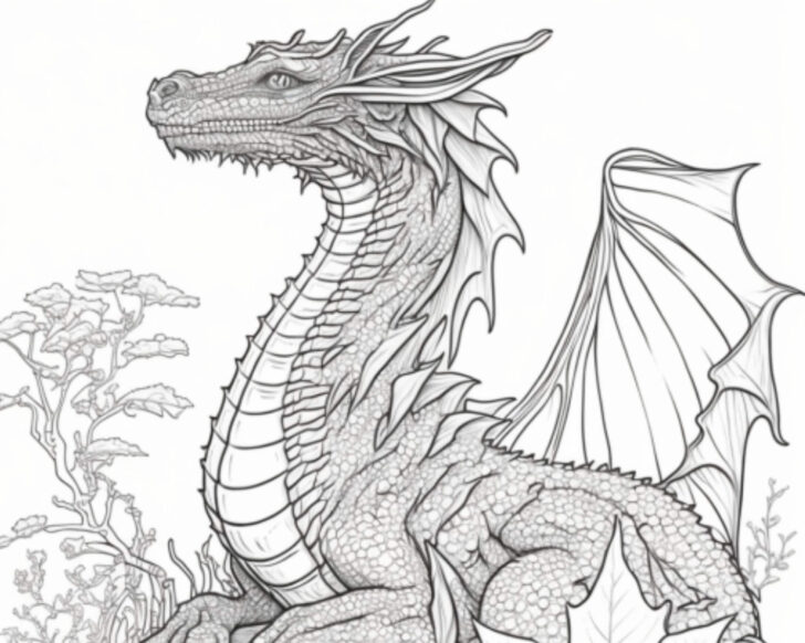 Dragon Printables Coloring Sheets