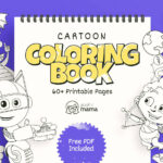 Cartoon Coloring Book: 60+ Free Printable Pages Pdfgraphicmama Intended For Free Printable Coloring Book