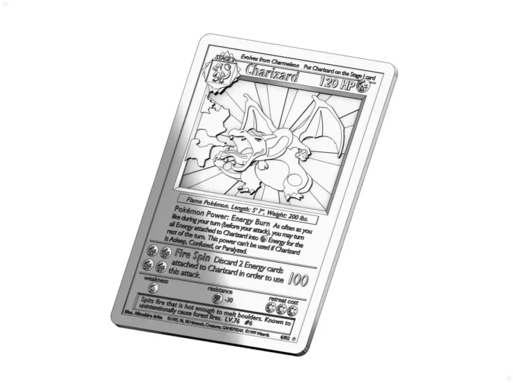 Printable Pokemon Cards Golden Charizard