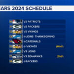 Chicago Bears 2024 Nfl Season Schedule Announced In Ferris Bueller Inside Bears Schedule 2024 Printable