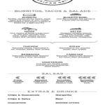 Chipotle Menu Pdf   Fill Online, Printable, Fillable, Blank For Printable Chipotle Menu With Prices