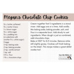 Chocolate Chip Cookie Recipe | Megan Fox Unlocked For Printable Chocolate Chip Cookie Recipe