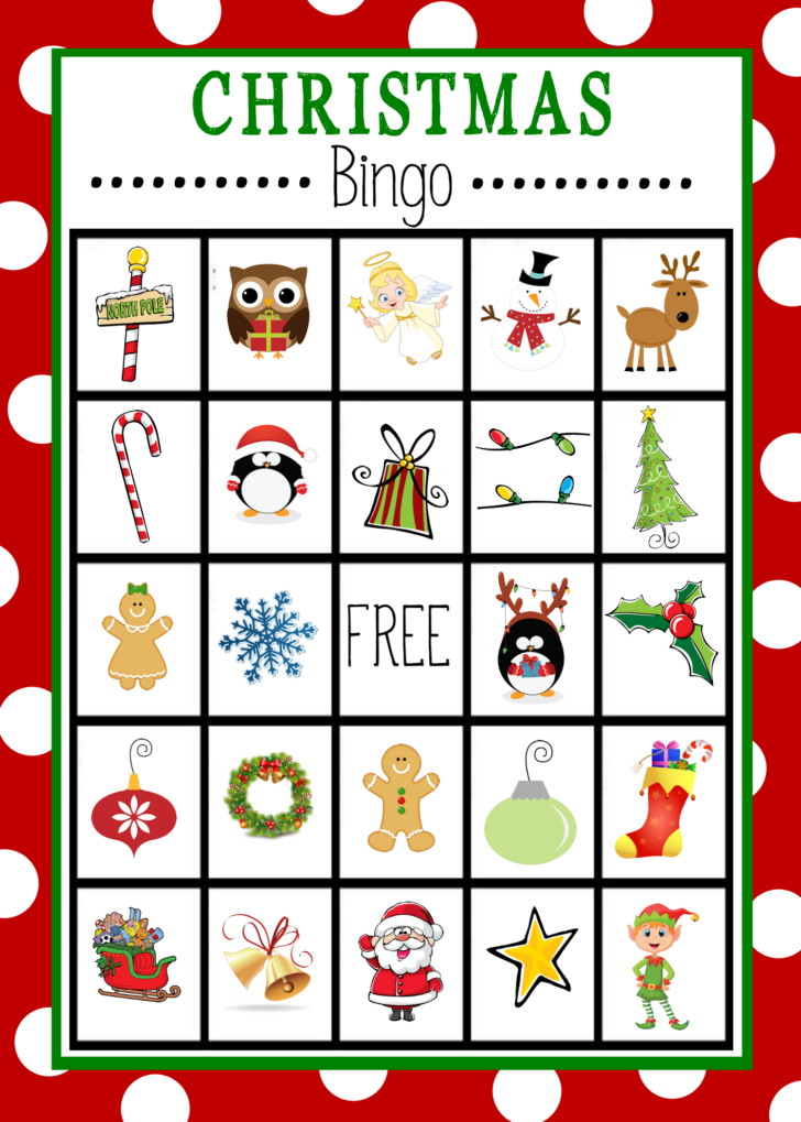 Christmas Bingo Game Printable