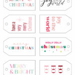 Christmas Gift Tags, Free Printable Set! – Favorite Printables within Printable Christmas Gift Tags