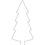 Christmas Tree Outline   Childhood Magic For Printable Christmas Tree Template