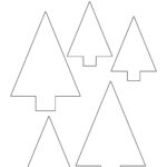 Christmas Tree Outline   Childhood Magic Regarding Christmas Tree Template Printable