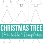 Christmas Tree Templates | Free Printable Outlines & Patterns In Inside Xmas Tree Templates Printable