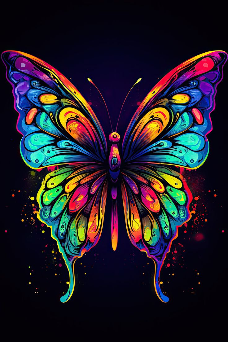 Colorful Butterfly for Printable Butterfly Picturescolor