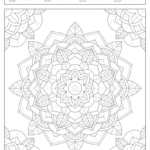 Colornumbers Printable Coloring Book For Adults & Teens , Etsy With Regard To Colour By Numbers Printable For Adults