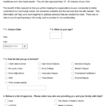 Community Needs Assessment Questionnaire Survey  Completing Throughout Basic Needs Assessment Quiz Printable