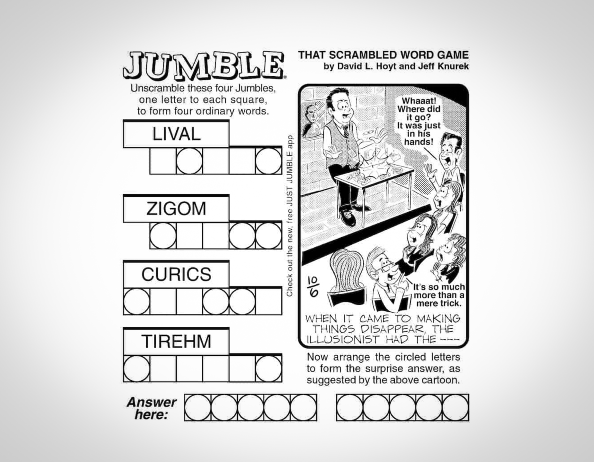 Crosswords, Jumble And Sudoko Now Live | Aberdeen Insider inside Printable Jumble Puzzle For Today