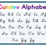 Cursive Alphabet   Superstar Worksheets For Alphabet In Cursive Printable