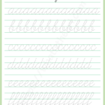 Cursive Handwriting Practice Worksheet | Alphabets A Z Within Printable Cursive Handwriting Practice