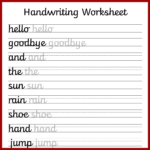 Cursive Handwriting Worksheets – Free Printable! | Mama Geek With Handwriting Practice Sheets Printable