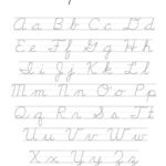 Cursive Writing Practice Sheets (Pdf)   Readingvine Within Cursive Writing Printable Alphabet