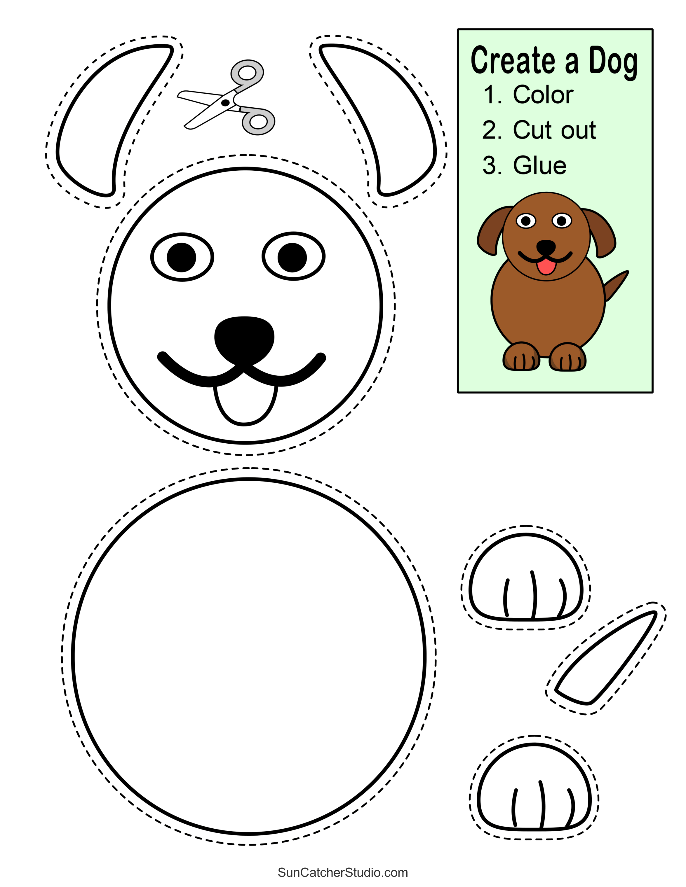 Cut And Paste Worksheets (Printable Activities For Kids) – Diy inside Cut And Paste Printables