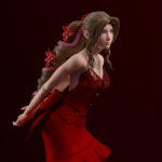 Datei 3D Final Fantasy 7 Remake   Aerith Gainsborough Red Dress Inside 3D Printable Final Fantasy Costumes