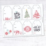 Day 11: Christmas Gift Tags {12 Days Of Free Christmas Printables In Free Christmas Tags Printable