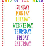 Days Of The Week Worksheets & Printables   50 Free Pages | Printabulls Inside Days Of The Week Printables