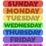 Days Of The Week Worksheets & Printables   50 Free Pages | Printabulls Intended For Days Of The Week Printables