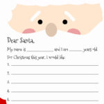 Dear Santa Letter Printables   Free | Printabulls In Free Printable Santa Letters