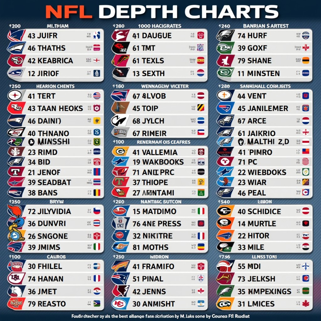 Depth Chart Prompts | Stable Diffusion Online regarding Nfl Depth Charts Printable 2024