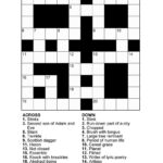 Digital Download 100 Printable Crossword Puzzles For Adults, Fun In Printable Crossword Puzzles For Adults