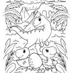 Dinosaur-Themed Coloring Pages • Beeloo Printable Crafts And for Printable Dinosaur Coloring Sheets