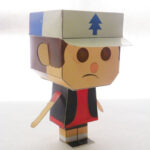 Dipper Pines Papercraftmoomuu On Deviantart Inside Dipper And Mabel Printable 3D Box